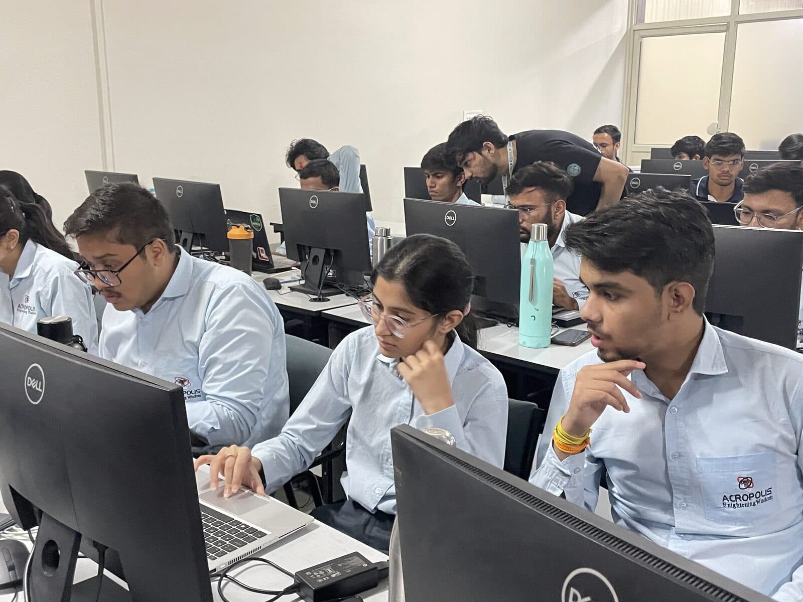 ZeroDay CTF event floor and participants.